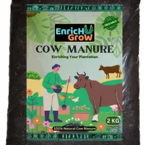 EnrichGrow Enrich Grow Cow Dung Manure Fertilizers for indoor and outdoor plants