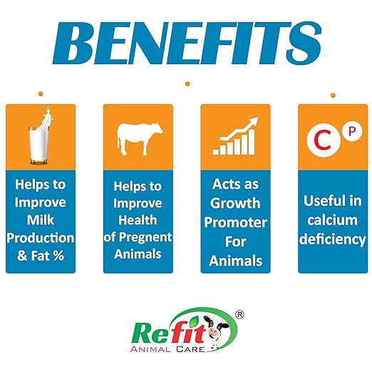 REFIT ANIMAL CARE Milk Boosting Calcium Supplement for Cows, Cattle, and Dairy Farm Animals - Image 4